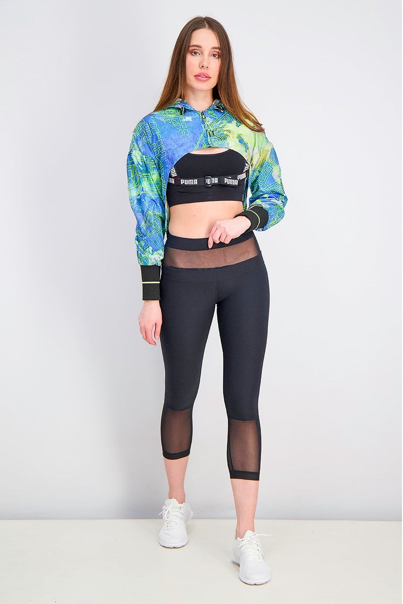 PUMA Women Central Saint Martins Cropped Jacket, Blue Combo - Image 2